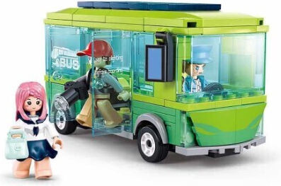 Sluban Blocks Metropolis New Electric Bus for 6 - 12 Years 262pcs