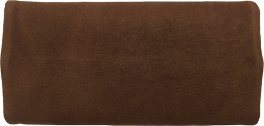 Gift-Me Fabric Tobacco Pouch With Magnetic Clasp Brown Leather