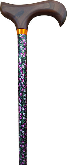 Baston Din Aluminiu Cu Înălțime Reglabilă Model Floral Garcia 423