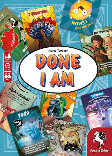 Board Game Done I Am for 2-5 Players 8+ Years Old (EN) Pegasus Spiele