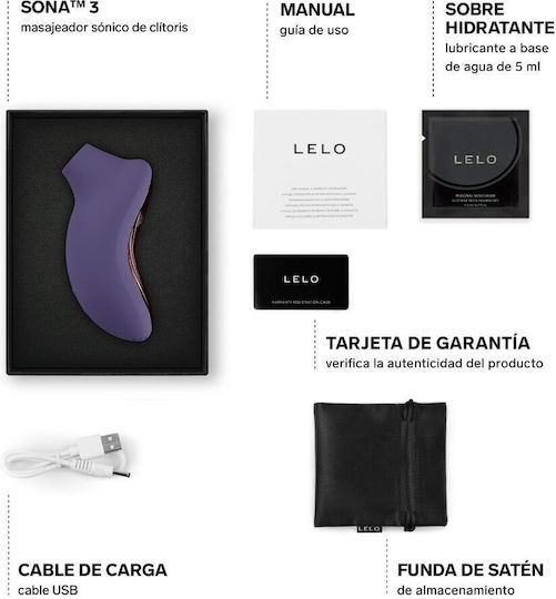Lelo Sona Aspirator Violet Pentru Clitoris