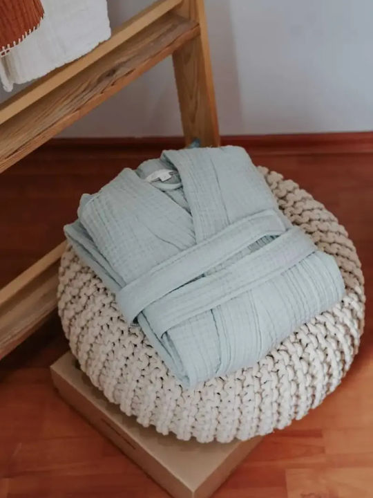 Damen Pastell Mint Bademantel – Weiche Baumwolle & Modern Damen Pastell Mint Bademantel – Weiche Baumwolle & Modern