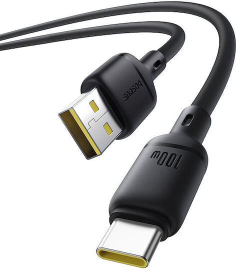 Pudding Schnelles Laden Datenkabel Smartphone USB zu USB Typ-C 3a 2m Schwarzes