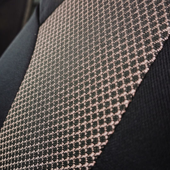 Premium Universelle Beiget+Schwarze Autositzbezüge CarGuard