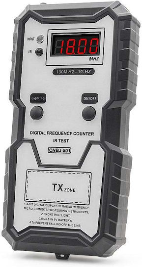 Digital Frequency Tester Car Remote Controls High Precision 100mhz To 1ghz Ir Led Light