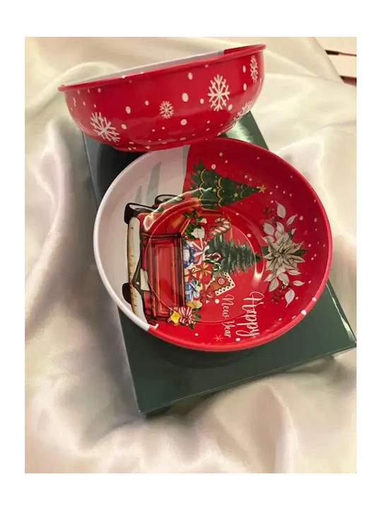 Set 2 Weihnachtliche Metall Schalen Vintage Design Box – 84ml