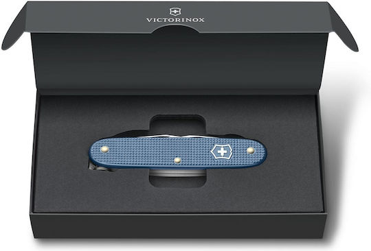 Victorinox Pioneer X Alox Schweizer Taschenmesser Schlüsselanhänger Blau