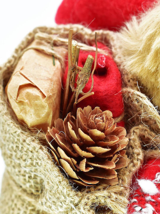Luxurious Noel Baba Santa Decorative Christmas Figure Stewehome 30×15 Cm