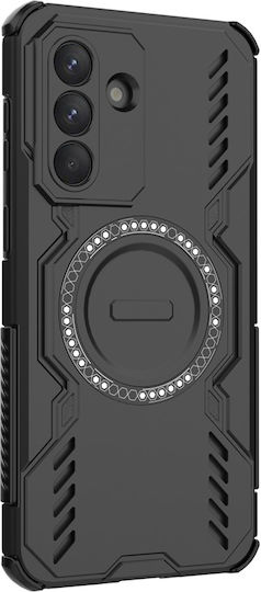 Techsuit Umschlag Rückseite Kunststoff Schwarz (Samsung Galaxy A57 5G - Techsuit)