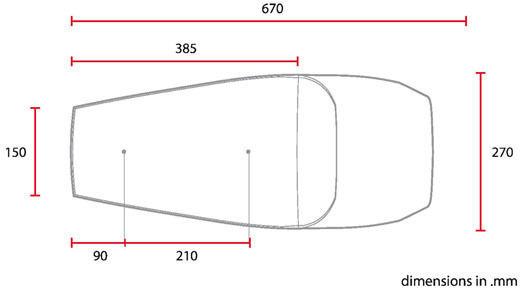 C-Racer Σέλα Μοτοσυκλέτας 578593