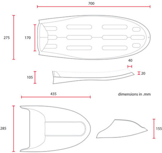 C-Racer Седалка за мотоциклет 578650