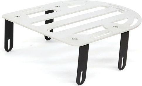 C-Racer Motorrad-Sattel Braun Universal C-Racer Fat Scramsadle Scrambler Sitz Rack