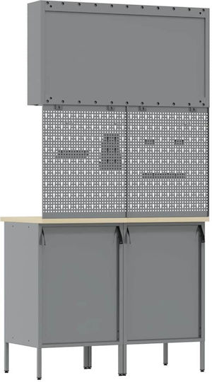vidaXL Πάγκος Εργασίας 100x55x200cm 5τμχ 3321417