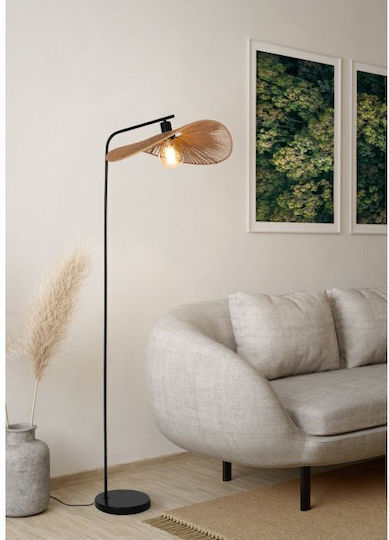 Eglo Siruela Stehleuchte H160xB23cm. mit Fassung für Lampe E27 Beige