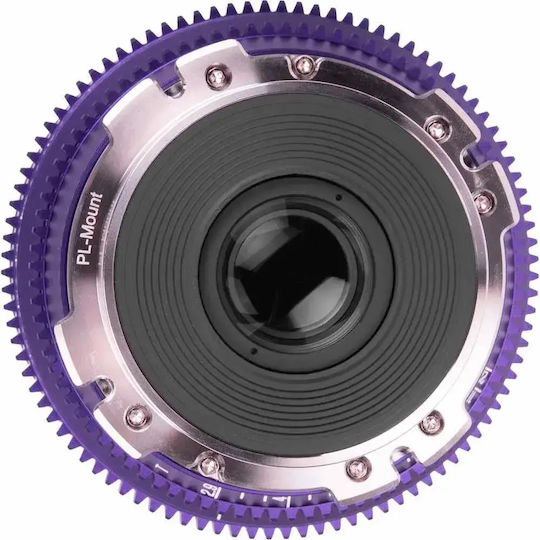 7artisans Voller Rahmen Kameraobjektiv Floral Bloom 37mm T2.9 PL Festbrennweite für Arri PL Mount Purple