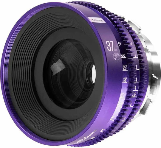 7artisans Voller Rahmen Kameraobjektiv Floral Bloom 37mm T2.9 PL Festbrennweite für Arri PL Mount Purple