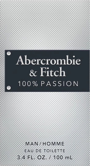 Abercrombie & Fitch Eau de Toilette 100% Passion Für Ihn Kapazität Ml 100