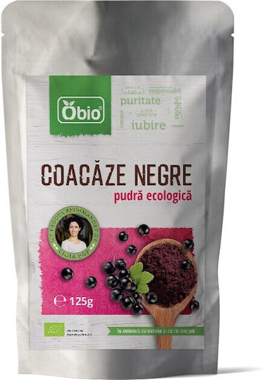 Organic Blackcurrant Powder 125g Obio