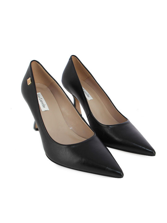 Leather Black High Heels