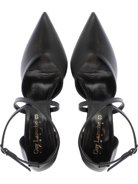 Leather Black High Heels