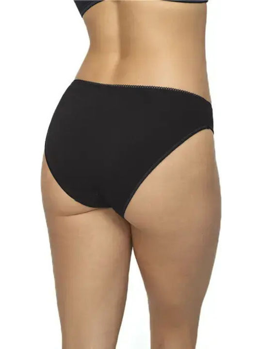 Damen Slip 2Pack Black