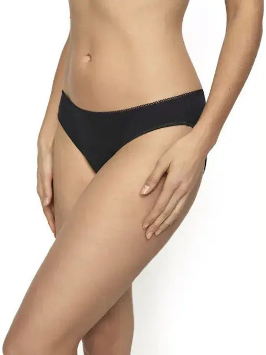 Damen Slip 2Pack Black