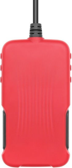 V309 Auto Diagnostic Scan Device Obd2 Read Clear Error Codes Lcd Screen Dtc Search Portable Universal Red Black