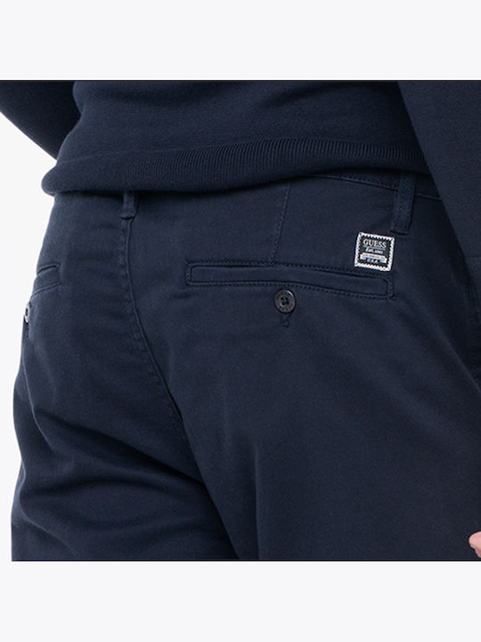 Herren Chino Hose Blau