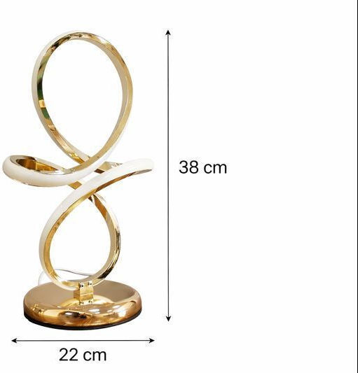 Dekorative Lampe Gold