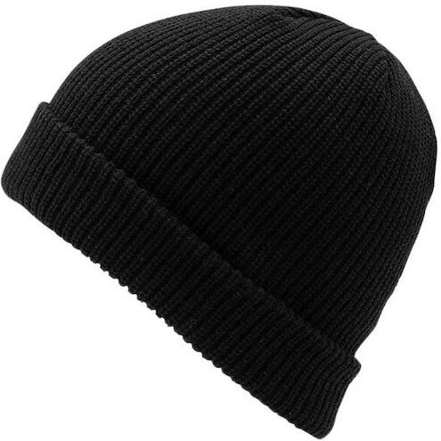 Beanie Männer Beanie Gestrickt in Schwarz Farbe