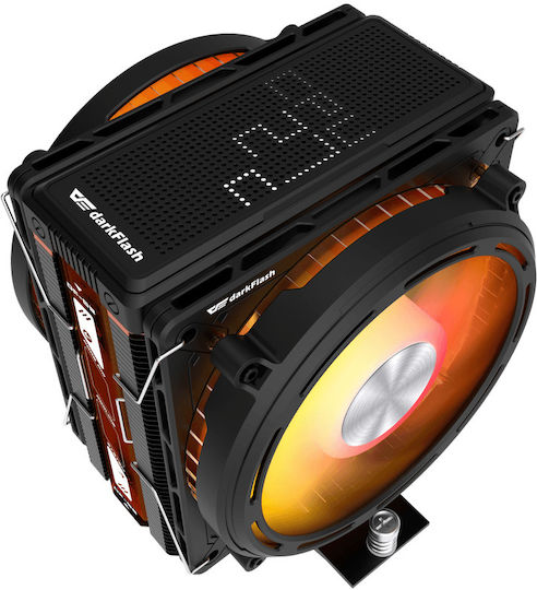 Darkflash Explore E400 Plus Dual Fan CPU Cooling with ARGB for AM4/AM5/115x/1700 Socket