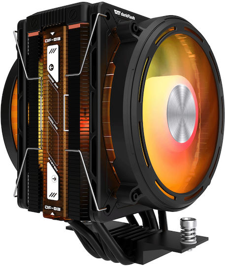 Darkflash Explore E400 Plus Dual Fan CPU Cooling with ARGB for AM4/AM5/115x/1700 Socket