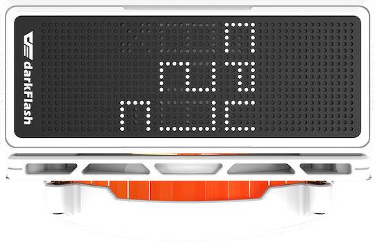 Darkflash Explore E400 Ψύκτρα Επεξεργαστή για Socket AM4/AM5/115x/1700 με ARGB Φωτισμό Λευκή