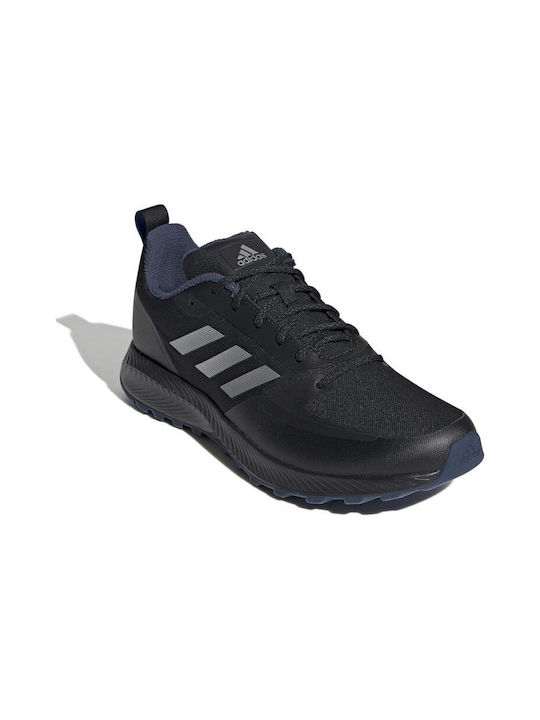 Run Falcon 2.0 Herren Sportschuhe Laufen Core Black / Silver Metallic / Crew Navy