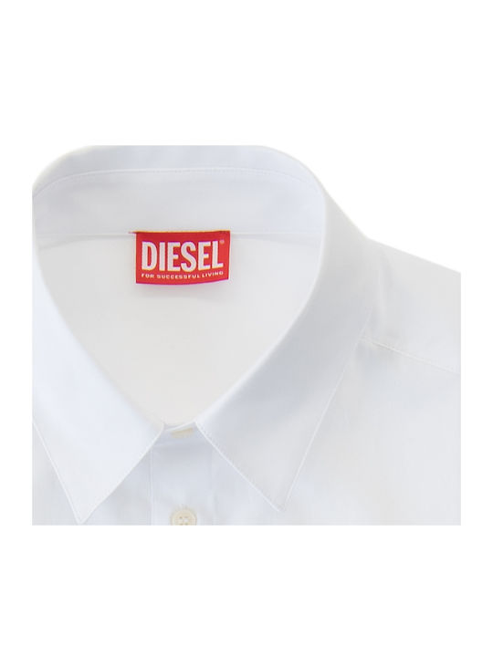 Long-sleeved Cotton Shirt White