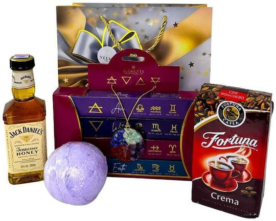 Комплект За Подарък Relax Time Ароматизирани Пръчки Бомбичка За Вана Jack Honey Fortuna Кафе В Подаръчна Чанта