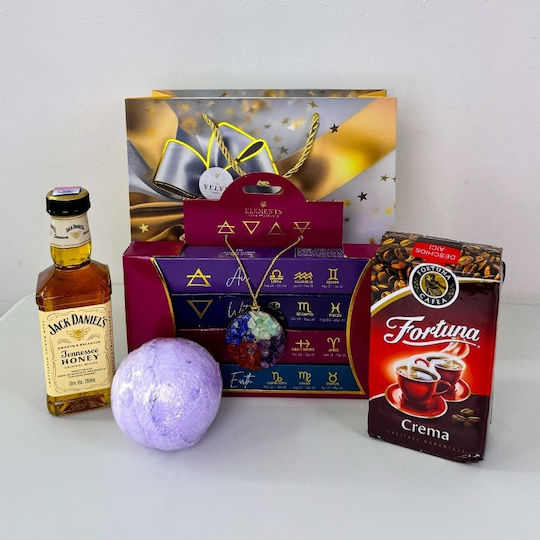 Комплект За Подарък Relax Time Ароматизирани Пръчки Бомбичка За Вана Jack Honey Fortuna Кафе В Подаръчна Чанта
