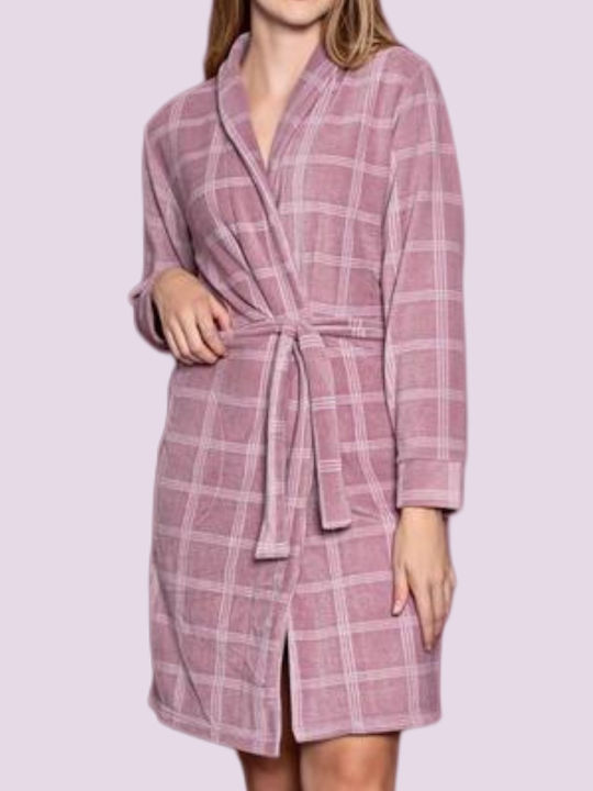 Asel Winter Damen Robe Ροζ Λιλά