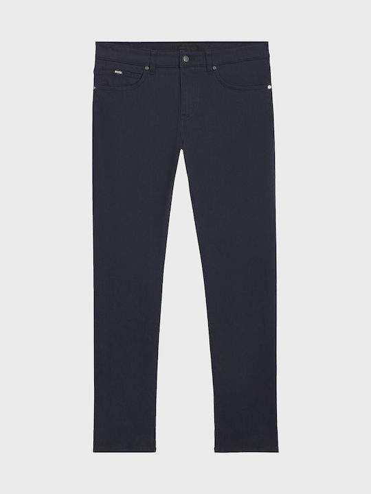 Herren Jeanshose Elastisches Slim Anwendung Dunkelblau