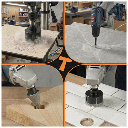Bigstren Diamond Hole Saw Set for Metal and Tile 1819gr