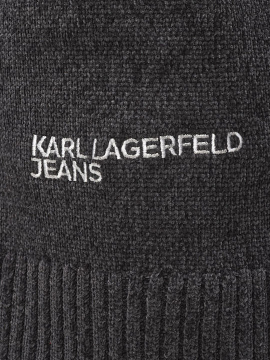 Kurze Gestrickte Strickjacke für Damen mit Knöpfen Braun