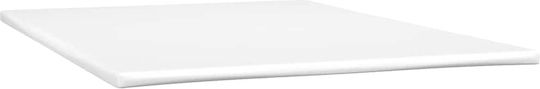 Boxspring Κρεβάτι Υπέρδιπλο Επενδυμένο με Ύφασμα Μαύρο με Τάβλες & Στρώμα 160x210cm