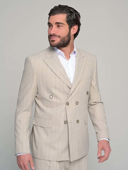Bellagio Men's Suit Jacket Beige
