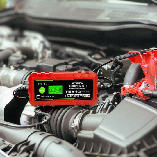 MNC Batterieladegerät Für Auto & Motorrad 6/12V