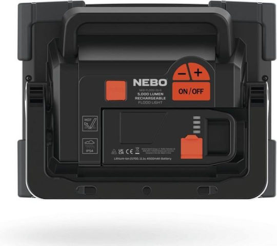 Nebo Rechargeable Work Light with Extension Cord LED IP54 with Brightness up to 5lm
