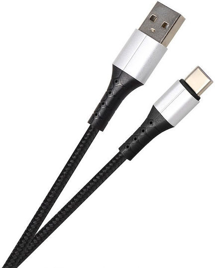 Vcom Kabel Cu287c USB A M zu USB C M 1m Schwarz