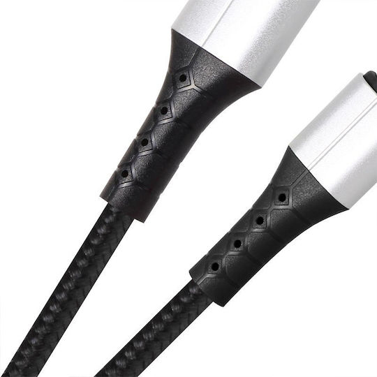 Vcom Kabel Cu287c USB A M zu USB C M 1m Schwarz