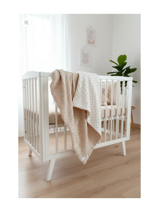 Velvet White Κουβέρτα Βαμβακερή Μπεζ
