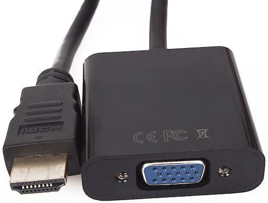 Vcom CG591 Adapter HDMI M zu VGA F Schwarz