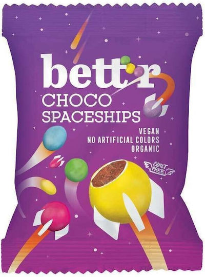 Organic Choco Spaceships 70g Bettr